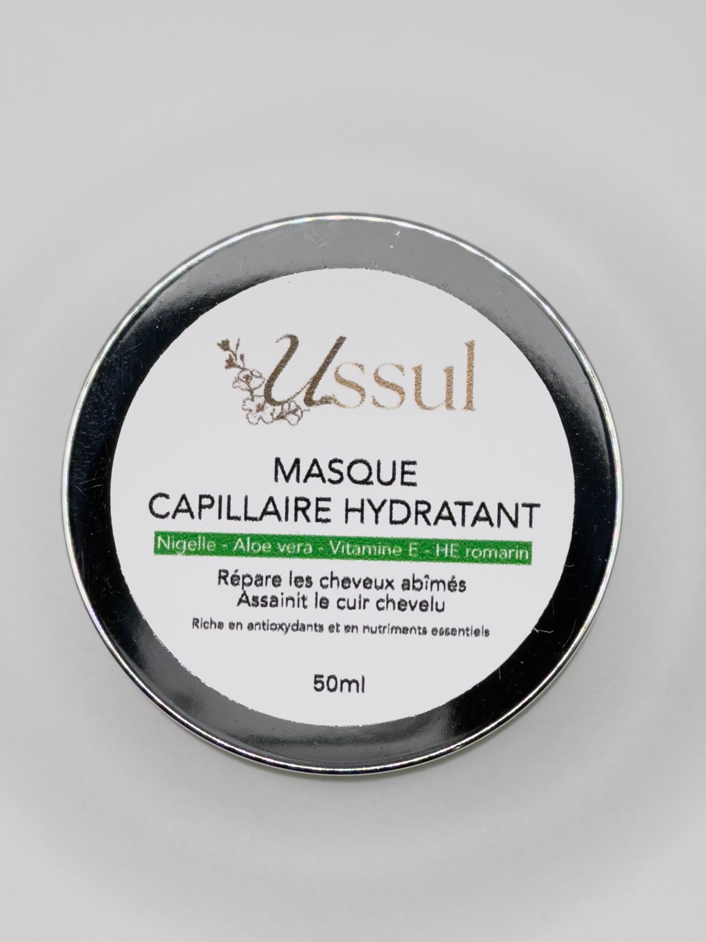 ✨ Masque hydratant et nourrissant pour cheveux Nigelle et Romarin