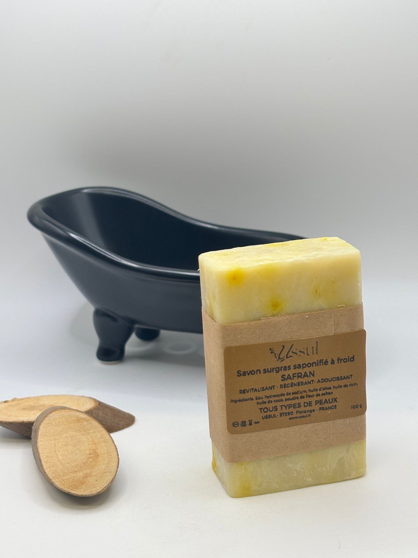 Savon safran saponifié à froid ussul