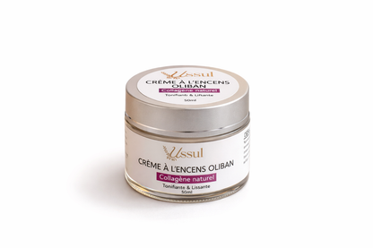Crème à l’encens oliban Ussul collagène naturel soin visage raffermissant pour peau sensible