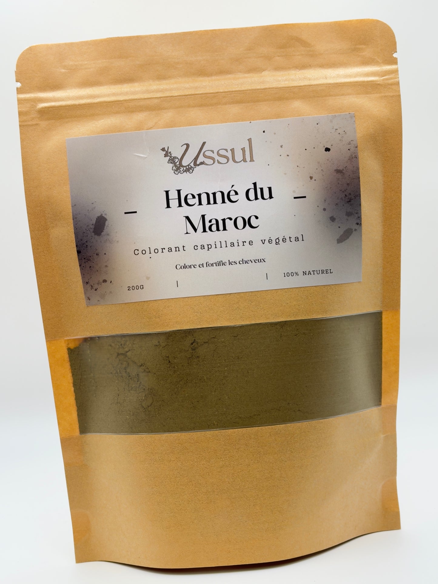 Henné du Maroc Ussul colorant capillaire végétal