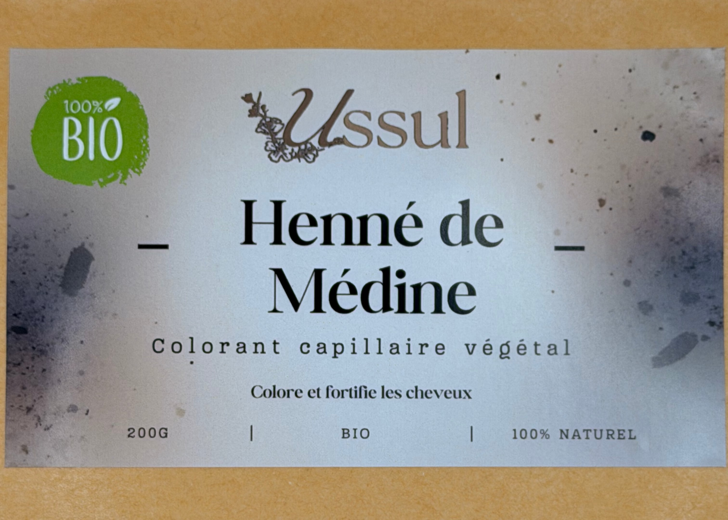 Henné de Médine Ussul colorant capillaire végétal