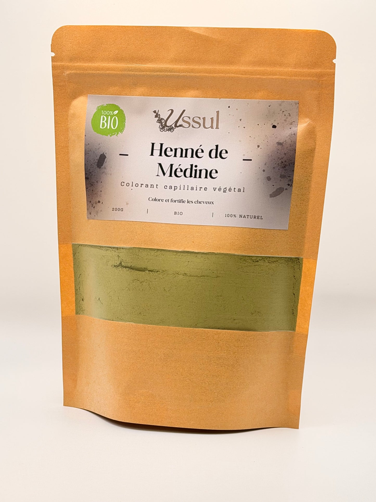Henné de Médine Ussul colorant capillaire végétal
