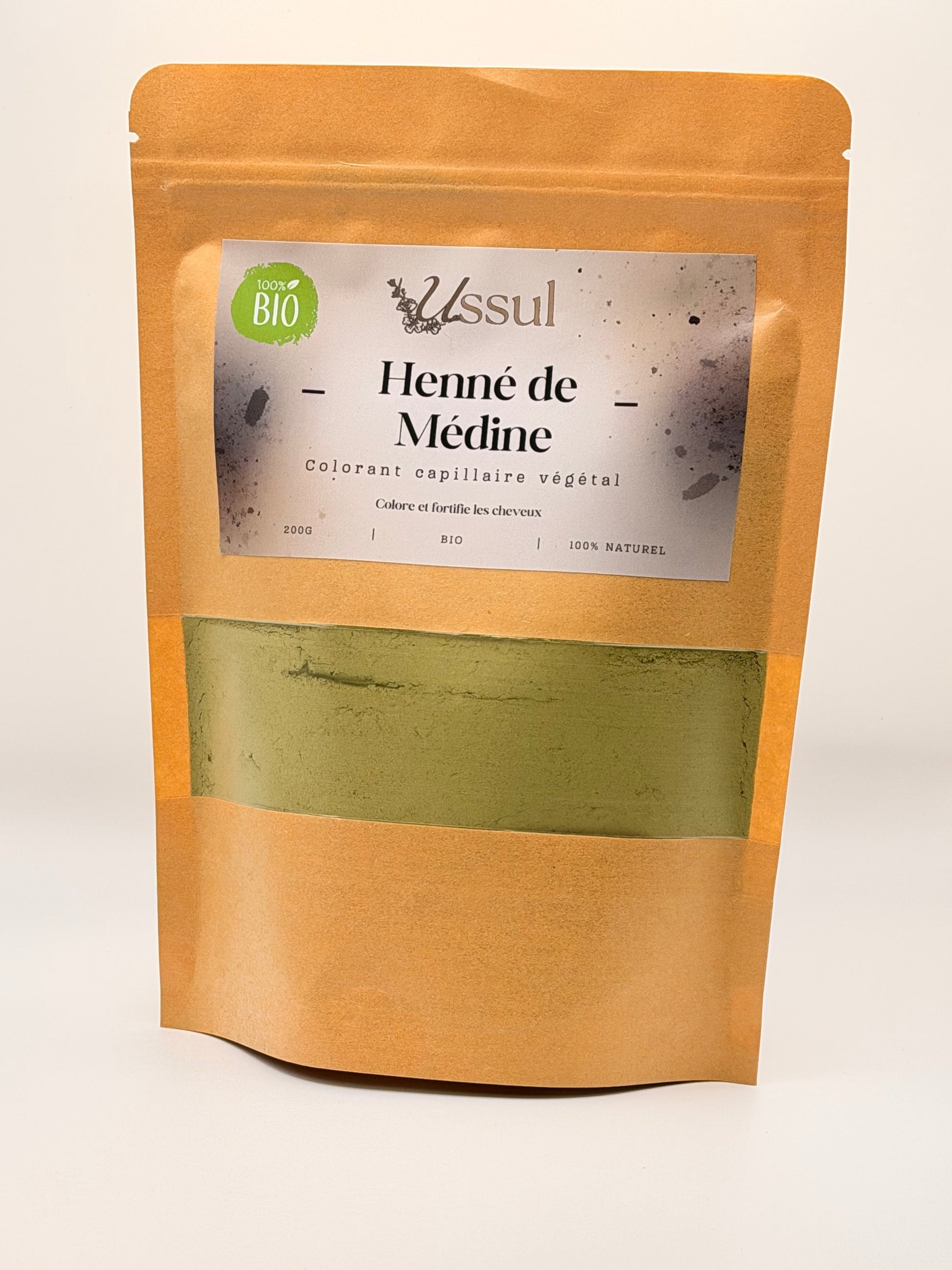 Henné de Médine Ussul colorant capillaire végétal