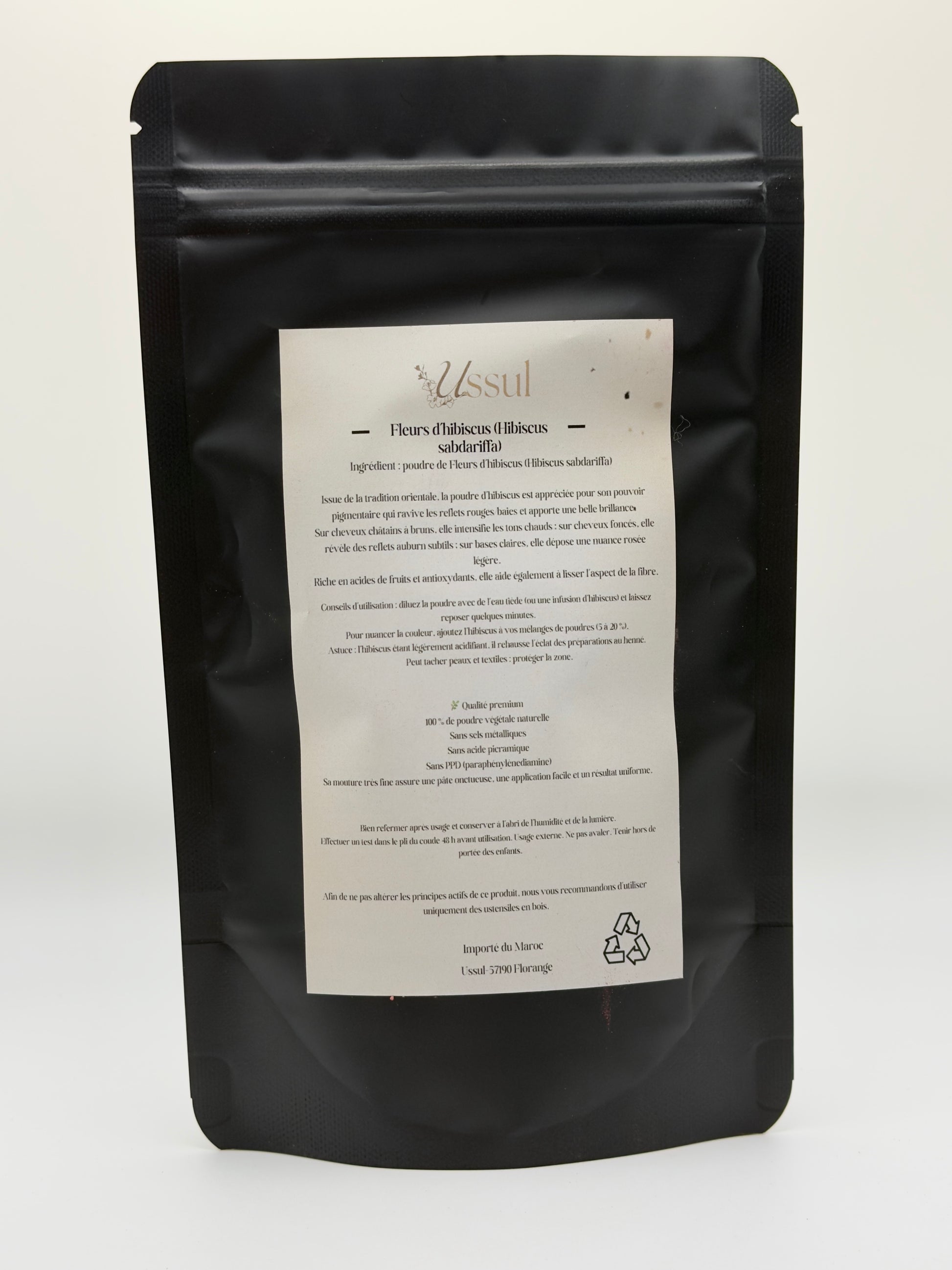 Poudre Hibiscus caradé karkadé Ussul