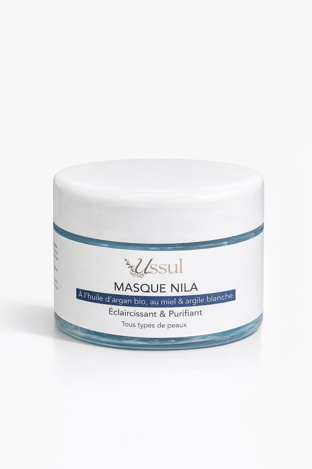 masque NILA, argile et argan USSUL éclaircissant et purifiant 