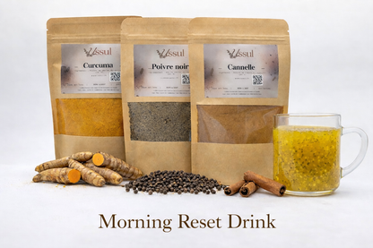 Pack Reset Morning Routine by Ussul – curcuma gingembre poivre noir premium