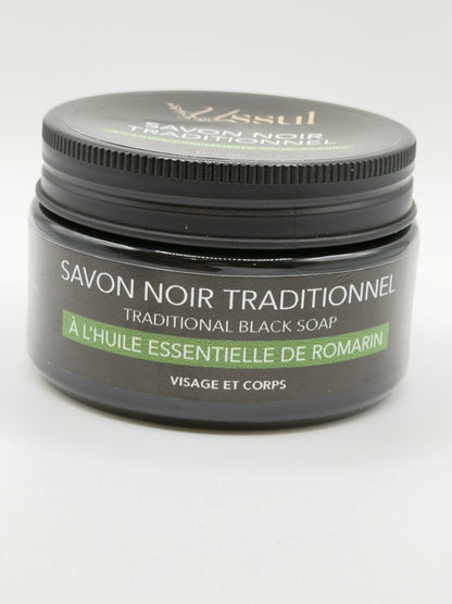 Savon noir traditionnel huile essentielle romarin Ussul