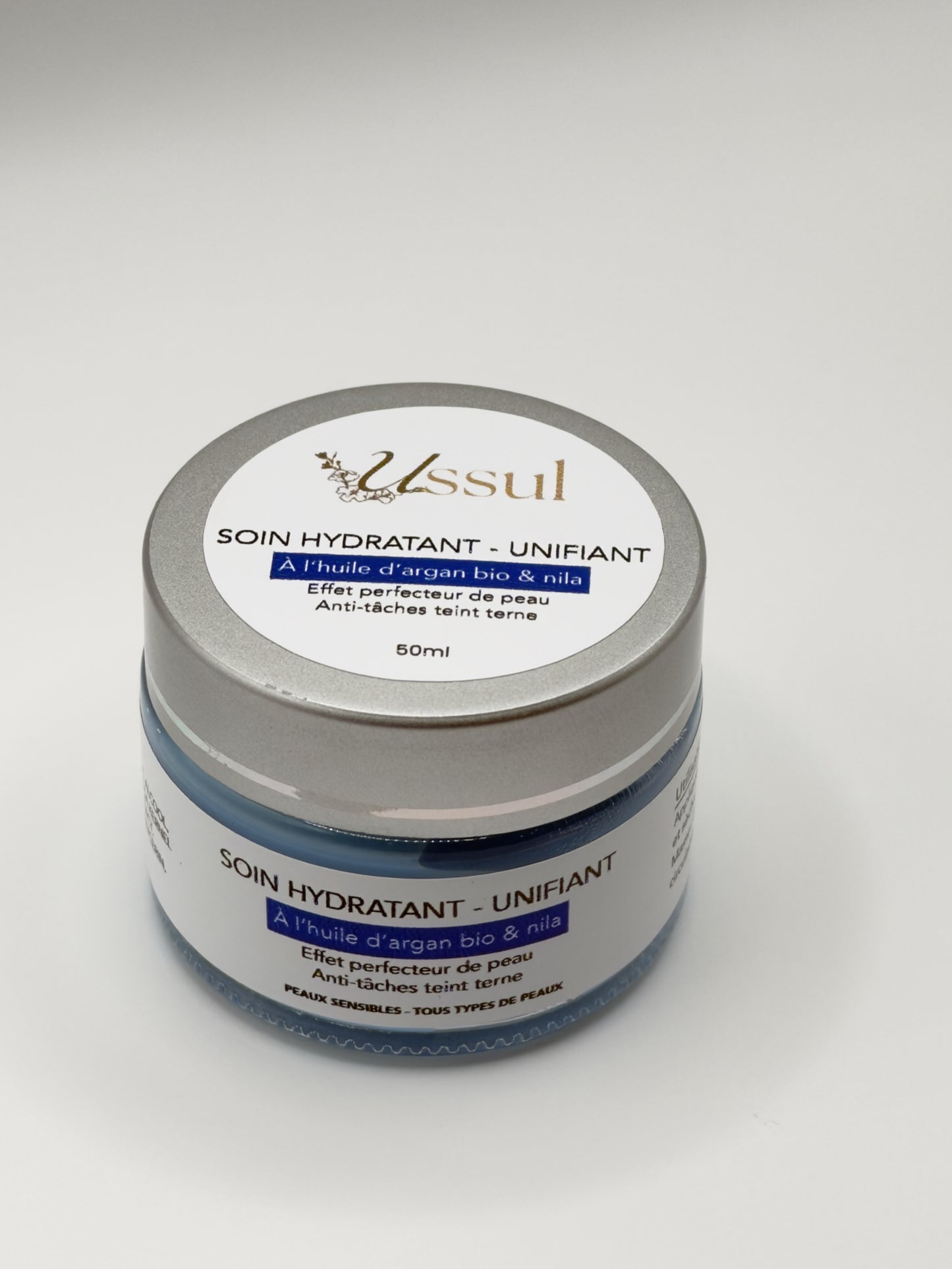 ✨ Soin hydratant anti-tâches unifiant et perfecteur de peau visage à l'huile d'Argan BIO & Nila