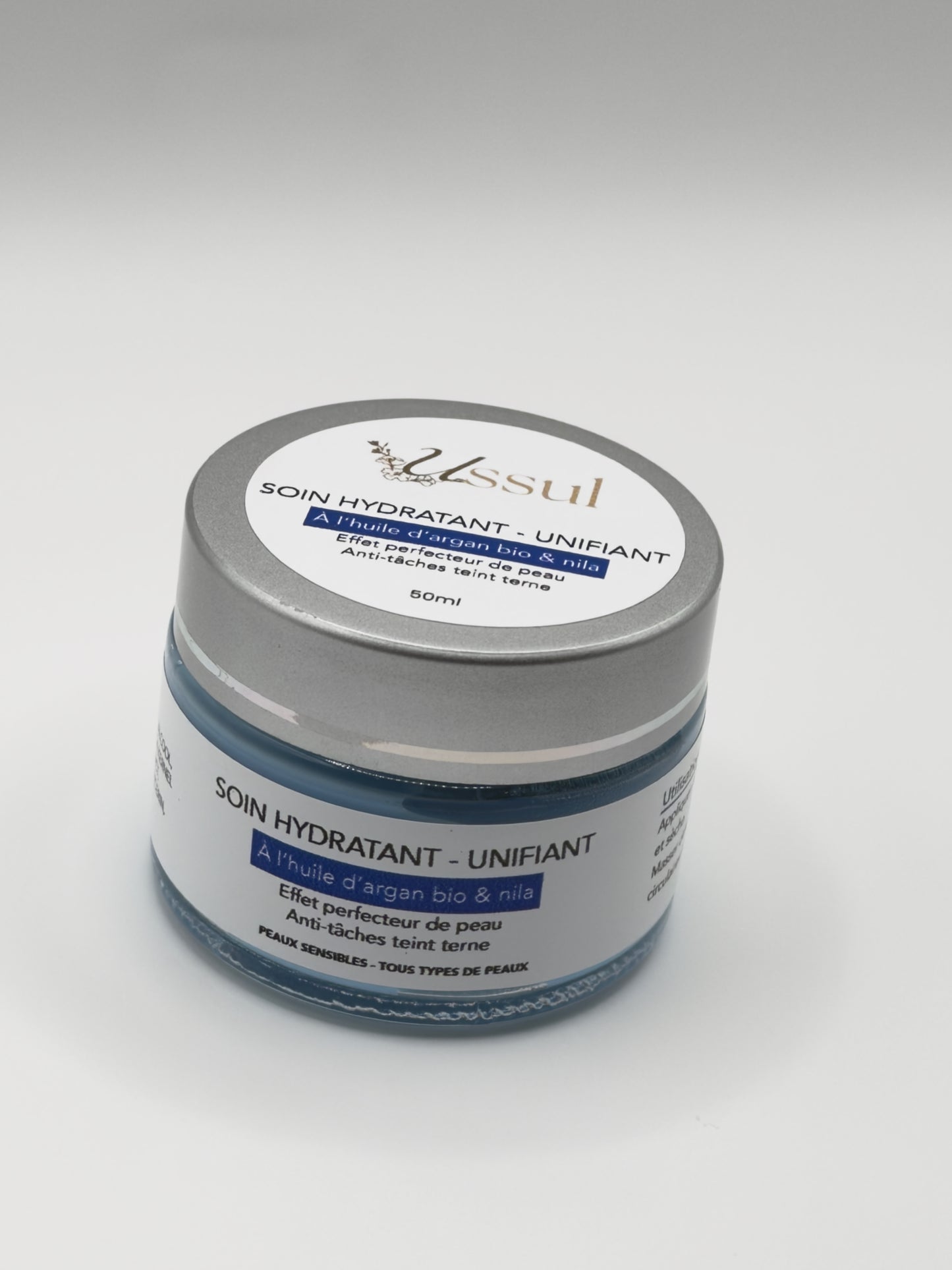 ✨ Soin hydratant anti-tâches unifiant et perfecteur de peau visage à l'huile d'Argan BIO & Nila