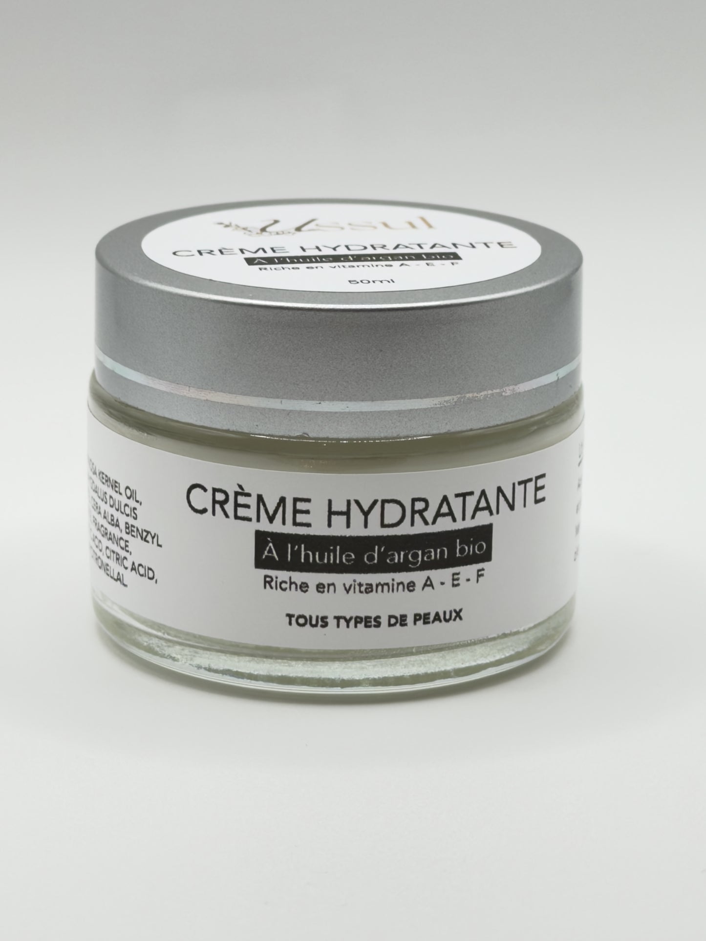 creme hydratante a l huile d'Argan BIO