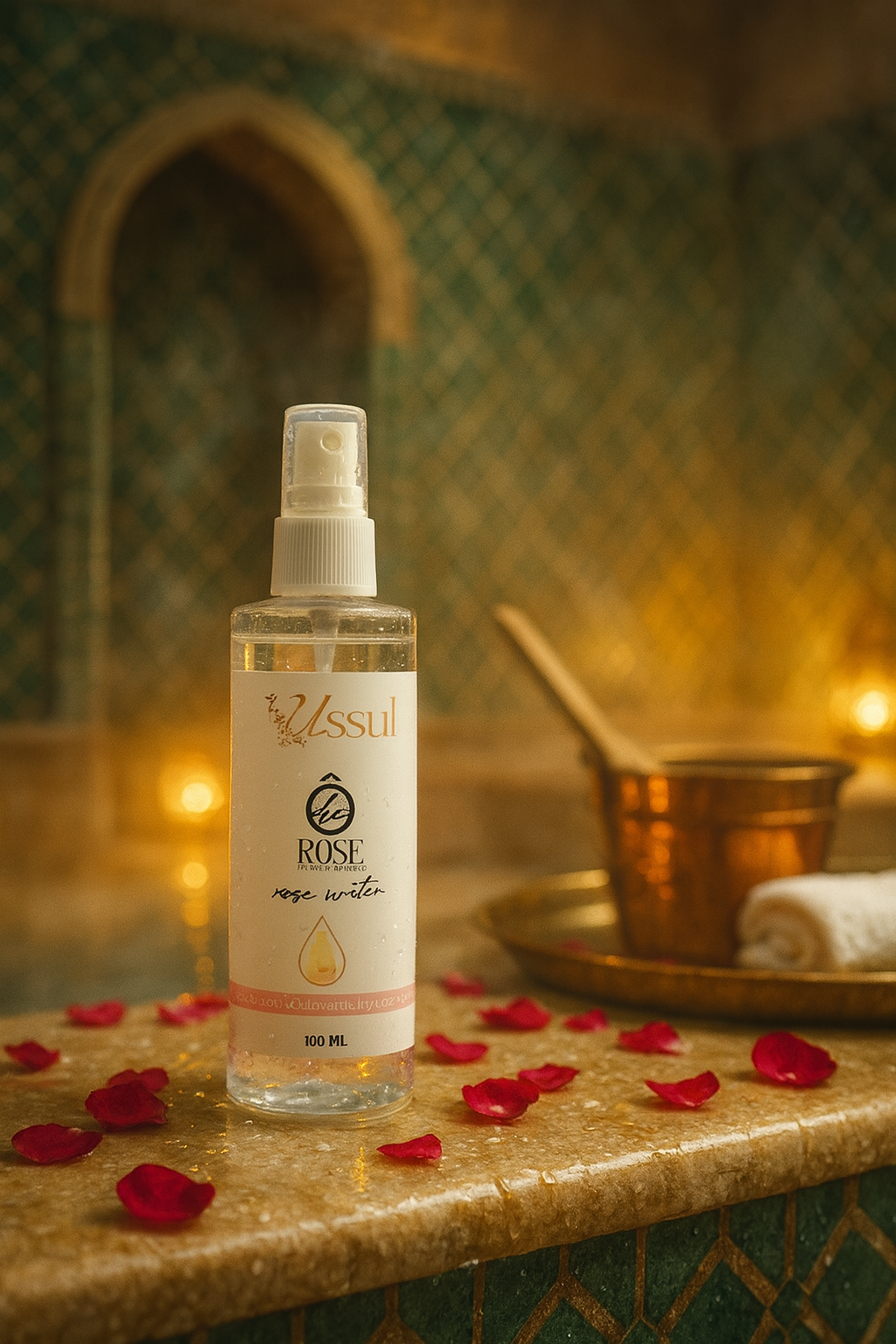 eau de rose 100 % naturelle Ussul