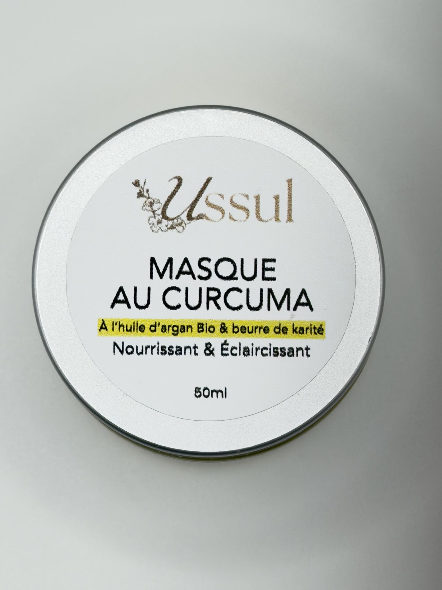 Masque Curcuma Argan beurre de Karité USSUL