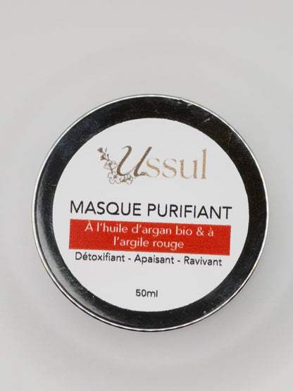 Masque purifiant Argan & argile rouge
