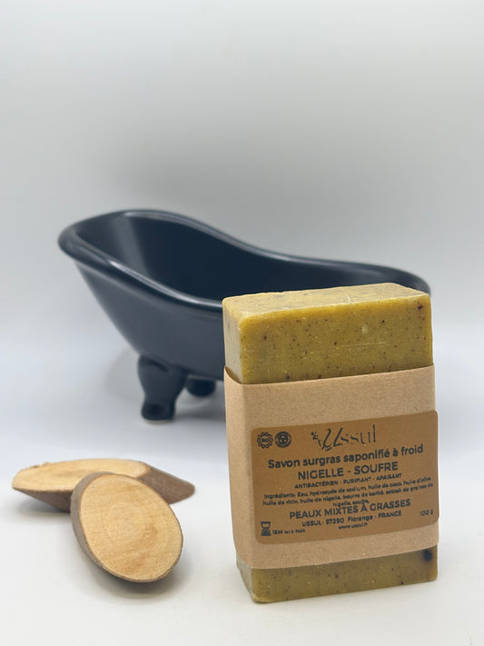 savon nigelle soufre saponifié à froid USSUL