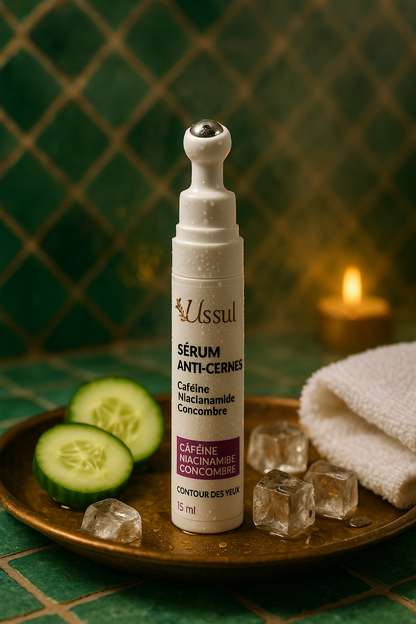 ✨ Sérum Anti-Cernes – Contour des yeux - caféine, niacinamide et extrait de concombre