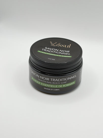Savon noir traditionnel huile essentielle romarin Ussul